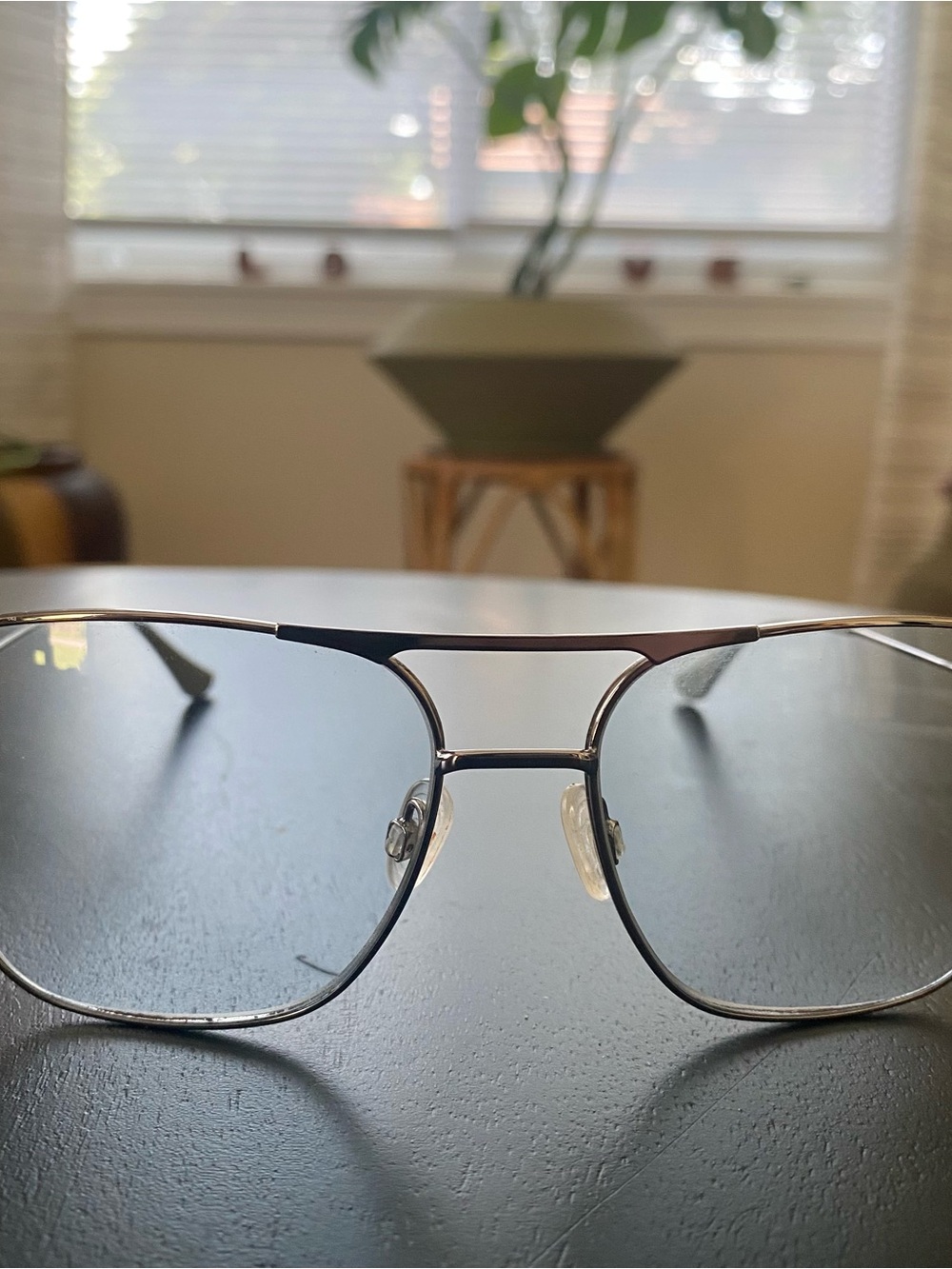 Caddis Silver Aviator Metal Frame Progressive Reader Glasses 2.5